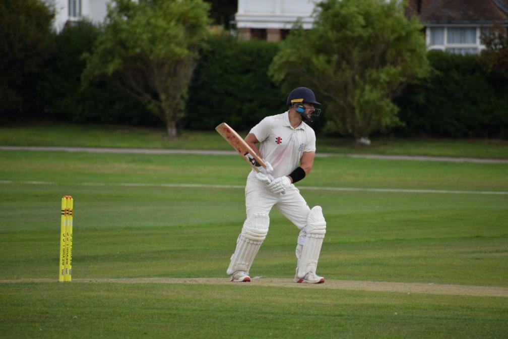 Joe Gatford batting for Brighton Dome Mission CC
