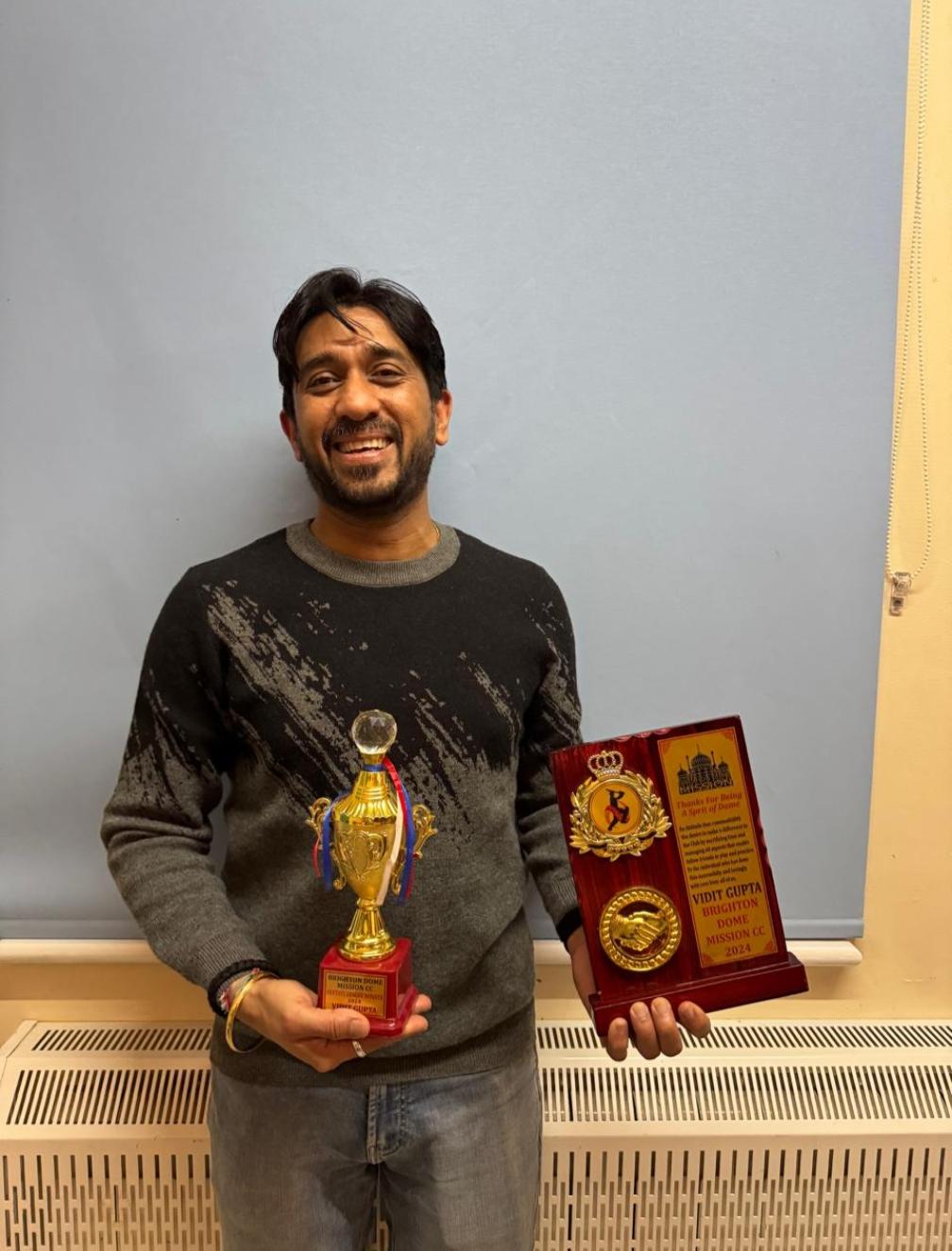 Vidit Gupta at the awards ceremony