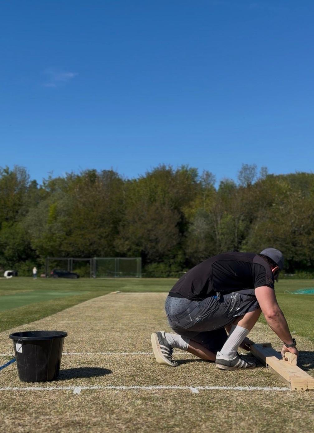 Joe Gatford groundsman work