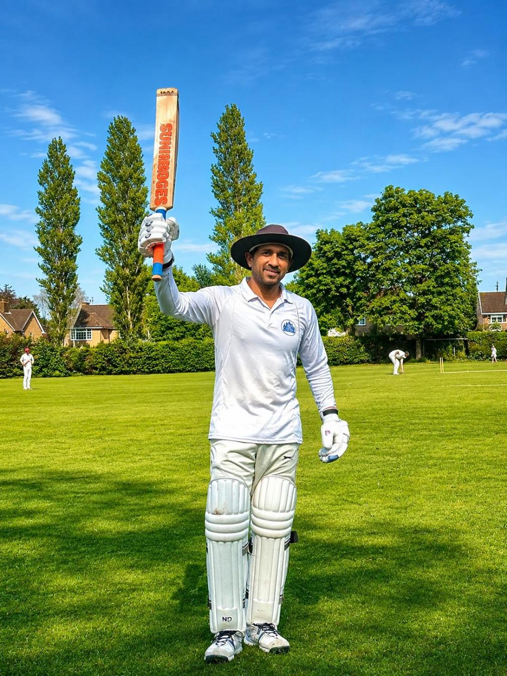 Vidit Gupta at the crease
